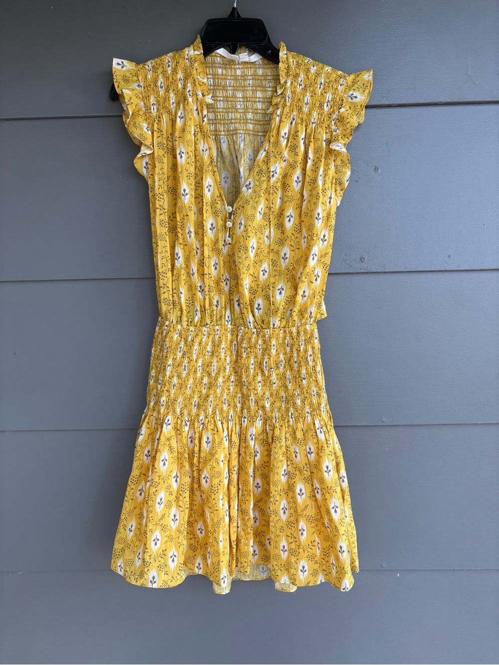 Veronica Beard Rayna Botanical Ikat Mini Dress - Picture 3 of 15